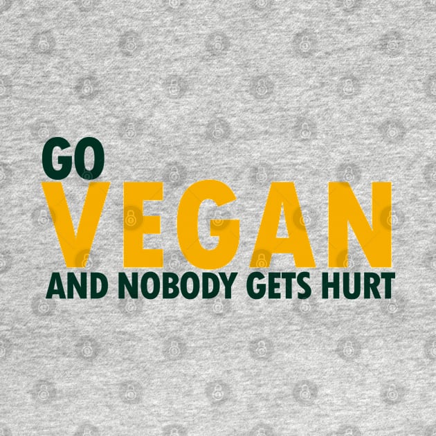 Go Vegan - Vegan, Veggies - D3 Designs by D3Apparels